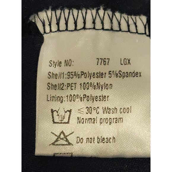 Ever Pretty Velvet Dress Women's 22 NWOT Blue Pink Ombre Sequin Stretch V Neck - Picture 9 of 11